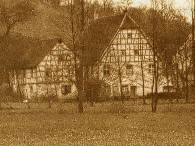 Fr&uuml;he Produktionsst&auml;tte der Firma Adam Johann Kress - Photo ca. 1910